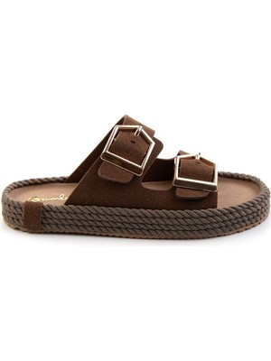 Kahve  Kadın Terlik K04553030071