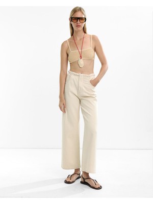 %100 Pamuk Denim Pantolon