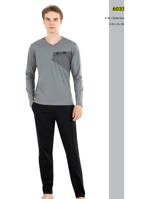 Pıerre Cardın Erkek 6033 Penye  Pijama Takım 24K