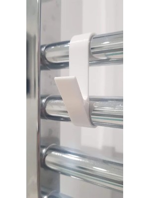 Havlupan Aksısı 4 Adet Beyaz Renk Banyo Askısı