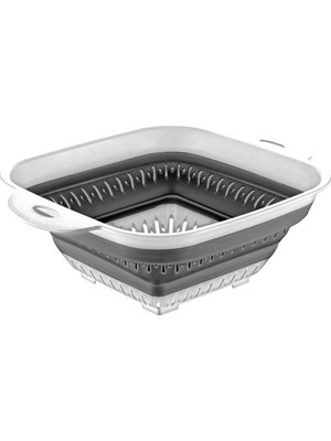 Mediterian Katlanabilir kare süzgeç seti, mutfakta pratik ve şık kullanım sağlar