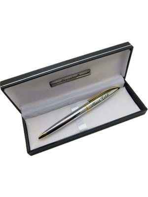Signator® M575 Gold Krom Tükenmez Kalem | Isme Özel Kalem | Hediyelik Kalem