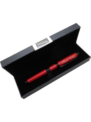 Signator® M553 Mat Kırmızı Tükenmez Kalem | Isme Özel Kalem | Hediyelik Kalem