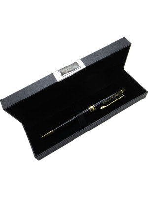 Signator® M547 Lake Siyah Altın Tükenmez Kalem | Isme Özel Kalem | Hediyelik Kalem