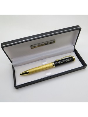 Signator® M574 Gold Siyah Tükenmez Kalem | Isme Özel Kalem | Hediyelik Kalem