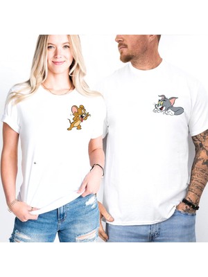 Etoile Studio Tom ve Jerry Sevgili Tişörtü | Oversize Tişört | Çift Kombin Tişörtü