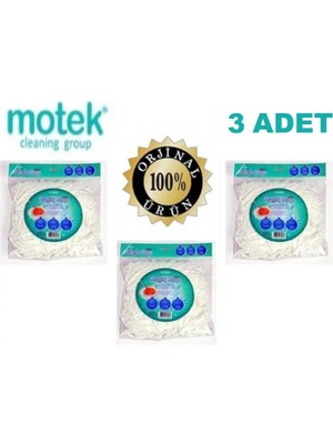 Motek Yedek Püskül Mop Fix, Pratik, Trent, Mopida, Comfort Modellerine Uyumlu 3 Adet