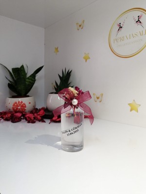 Gümüş Kapaklı Kolonya Şişesi Söz, Nişan, Düğün, Kına, Nikah,hediyelik -15 Adet