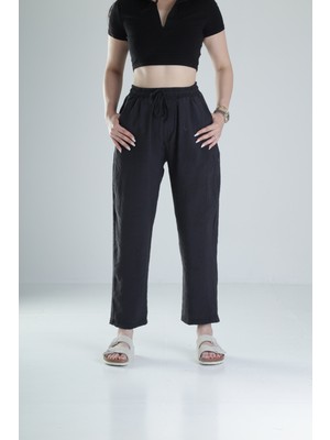 Cocopelli Lyocell Kumaş Siyah Pantolon