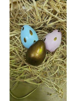 Paskalya Yumurtası,3'lü Renkli Paskalya Yumurtası, Easter Egg
