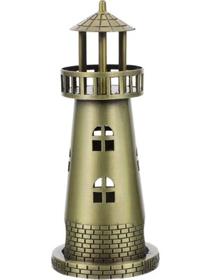 Vintage Metal Deniz Feneri Biblo Hediyelik Süs Eşyası