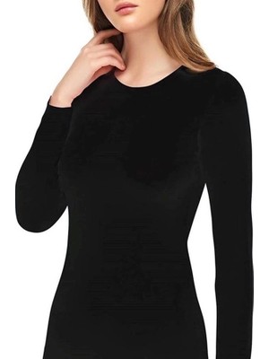 Kadın Modal Uzun Kollu Atlet 1074