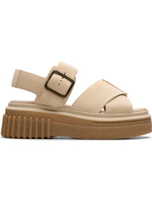 Clarks Deri Ekru Kadın Sandalet 26181202