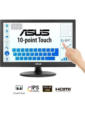 Asus 15.6" IPS Dokunmatık VT169HE 5ms 60HZ HDMI Taşınabilir Monitör 1920X1080