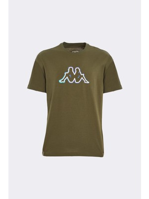 Lorenzo Erkek Haki Regular Fit Tişört