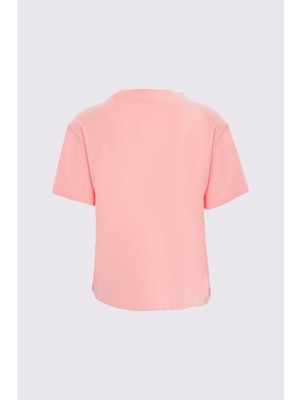 Marta Kadın Pembe Regular Fit Tişört