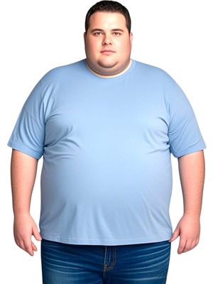 Erkek Büyük Beden Oversize Kısa Kollu T-Shirt 3xl 4xl 5xl 6xl 7xl 8xl