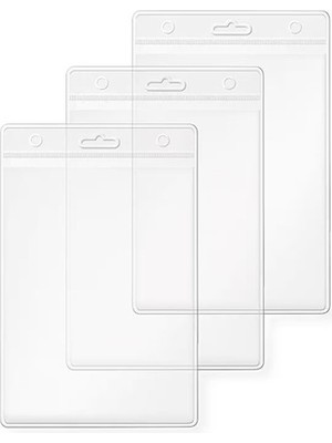 Mapi Dikey Kart Poşeti 120X165 mm Şeffaf - 5 Adet Kırtasiye Ürünü