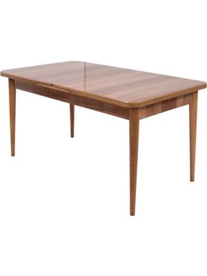 Duru Mdf Lak Panel Açılır Yemek Mutfak Masası 90X160