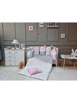 Yuar Baby Beşik Uyku Seti - Neşeli Hayvanlar