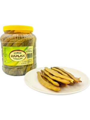 Çubuk Kaplan Turşuları 2 Kg Fasulye Turşusu - Ev Yapımı Doğal Fermantasyon