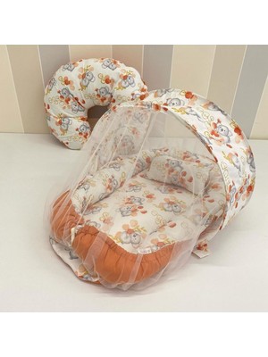 Cibinlikli Babynest Seti - 100% Pamuklu