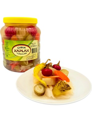 Çubuk Kaplan Turşuları 2 Kg Karışık Turşu - Ev Yapımı Doğal Fermantasyon