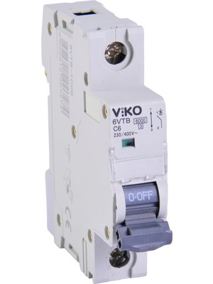 Otomatik Sigorta 6ka C Tipi 1 Kutup 06A