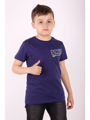 Toontoy Erkek Çocuk Excuses Baskılı Cepli Tişört