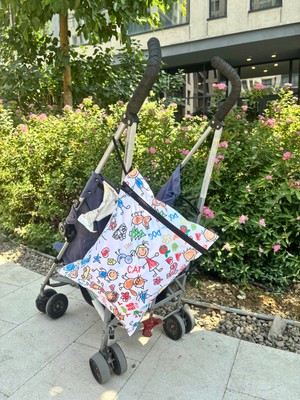 Yorni 43X46CM, Family, Su Geçirmez Bebek Çocuk Beslenme Çantası, Torbası