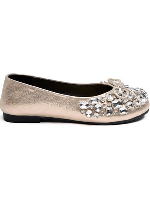 Taş Aksesuarlı Kadın Babet