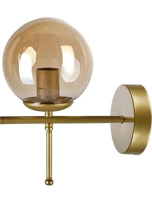 Mediterian Mavi Eskitme Cam Aplik, Zarif ve Şık Dekoratif Aydınlatma Parçası