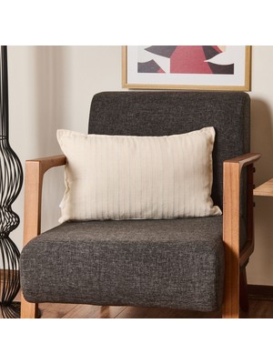 Evidea Soft Albert Kırlent - Bej / Açık Mavi - 35x55 cm