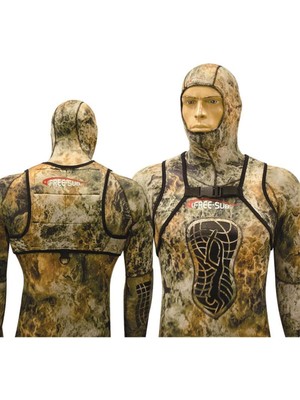 Mediterian Çok Renkli Dalış Ağırlık Yeleği, Hafif ve Konforlu Tasarım, Kahverengi