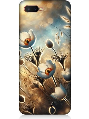 Oppo Rx 17 Neo Uyumlu Pamuk Dalları Bahar Ruhu  Desenli Silikon Kılıf