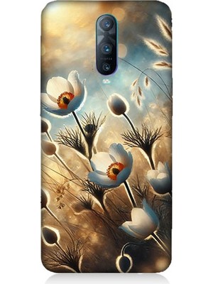 Oppo Rx 17 Pro Uyumlu Pamuk Dalları Bahar Ruhu  Desenli Silikon Kılıf