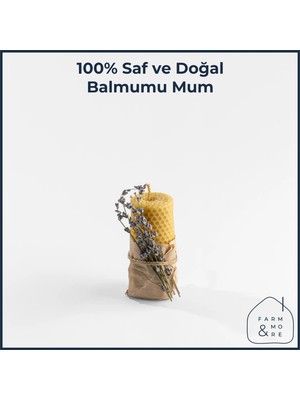 Farm & More Doğal Balmumu Mum