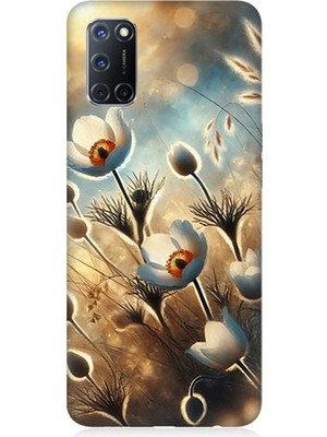 Oppo A72 Uyumlu Pamuk Dalları Bahar Ruhu  Desenli Silikon Kılıf