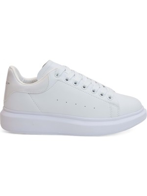 2195-BESTOF Anatomik Tabanlı Unisex Sneakers Ayakkabı  - NKT02195-BEYAZ-43