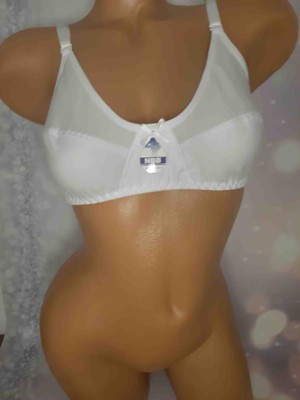 Beyaz %100 Pamuk Cotton Desteksiz Balensiz Nbb Rahat Kullanışlı Kadın Sütyen