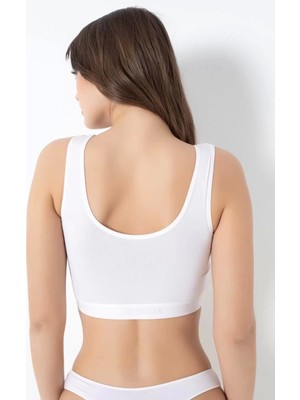 Bayan Bambu Kalın Askılı Pedli Büstiyer