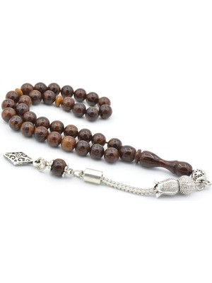 Küre Kesim Bilek Boy Hareli Kahverengi Beyrut Kehribar Tesbih