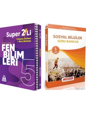 Örnek 5. Sınıf Süper Ikili Fen Bilimleri Seti ve Referans Sosyal Bilgiler Soru Bankası 2 Kitap