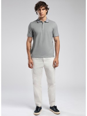 Lee Cooper Rasco Erkek Polo Yaka T-Shirt Gri
