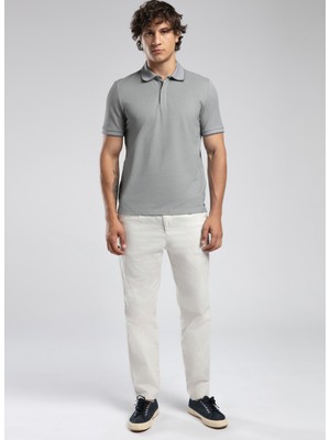 Lee Cooper Zarse Normal Bel Konik Kesim Daralan Paça %100 Pamuk Bej Erkek Pantolon