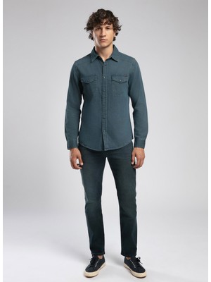 Lee Cooper Jagger Normal Bel Dar Kesim Düz Paça Mavi Erkek Jean Pantolon