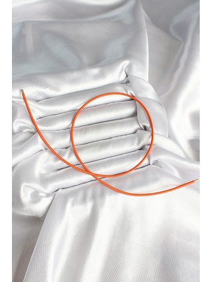 Zarif Kadın Bakımlı Erkek Için Turuncu Mıknatıslı Sarmal Bileklik