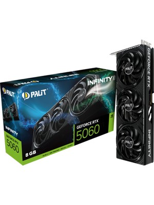 Palit Geforce RTX5060 Infinity 3 8gb 128BIT Gddr7 Ekran Kartı NE75060019P1-GB2063S