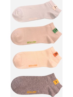 Katia & Bony Unisex Aksesuarlı 4'lü Step Çorap