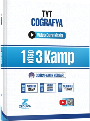 Zeduva Yayınları Coğrafyanın Kodları Tyt Coğrafya 1 3 Kamp Video Ders
